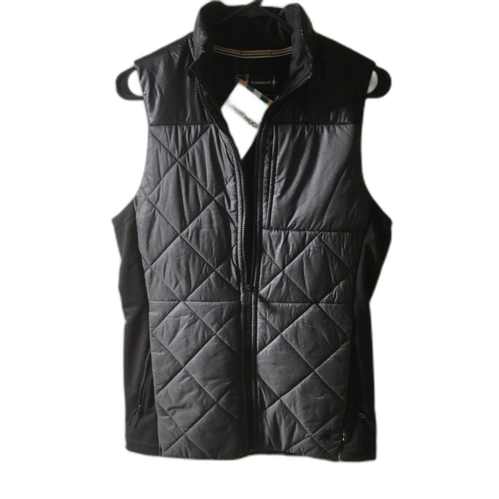 Smartwool Smartloft Merino Wool Quilted Mens Vest, Size Small